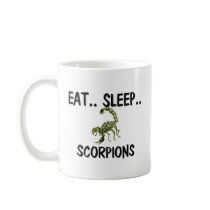 Eat Sleep SCORPIONS mugs