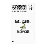 Eat Sleep SCORPIONS Stamps