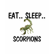 Eat Sleep SCORPIONS t-shirts by AnimalShirts Eat Sleep SCORPIONS t-shirts
