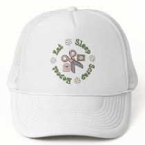 Eat Sleep Scrap Repeat Hat