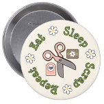 Eat Sleep Scrap Repeat Pin