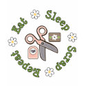 Eat Sleep Scrap Repeat T-shirt by HobbyTeesGifts Eat Sleep Scrap Repeat T-shirt