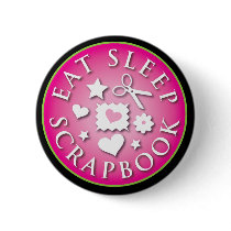 Eat Sleep Scrapbook buttons by mariabellimages Eat Sleep Scrapbook buttons
