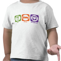 Eat Sleep Scrapbook t-shirts