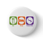 Eat Sleep Scuba Dive buttons