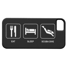 Eat Sleep Scuba Dive iPhone 5 Case