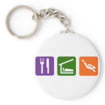 Eat Sleep Scuba Diving Key Chains