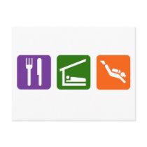 Eat Sleep Scuba Diving Post Card