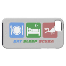 eat sleep scuba iPhone 5 cover