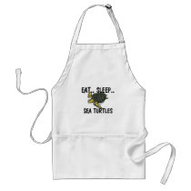 Eat Sleep SEA TURTLES aprons