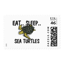 Eat Sleep SEA TURTLES postage