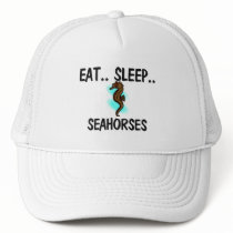 Eat Sleep SEAHORSES hats by AnimalShirts Eat Sleep SEAHORSES hats