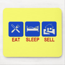 Eat Sleep Sell Clear mousepads by hdowney Eat Sleep Sell Clear mousepads