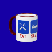Eat, sleep, sell mugs