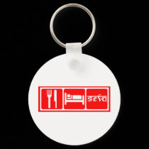 Eat,Sleep,Seva keychains