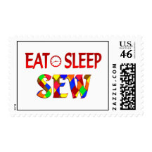 Eat Sleep Sew Stamp