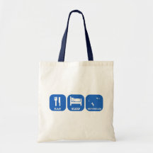 Eat Sleep Seychelles Tote Bag