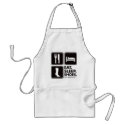 Eat Sleep Shoes - Black aprons