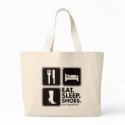 Eat Sleep Shoes - Black bags