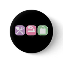 Eat Sleep Shop buttons by mariabellimages Eat Sleep Shop buttons