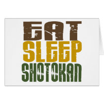 Eat Sleep Shotokan 1 Greeting Card