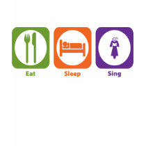 Eat Sleep Sing t-shirts