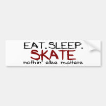 Eat Sleep Skate Bumper Sticker