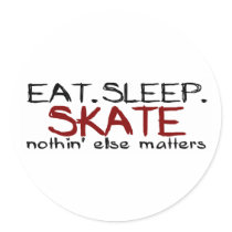 Eat Sleep Skate stickers by worldsfair Eat Sleep Skate stickers