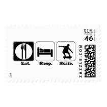 eat sleep skateboard stamps
