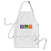 Eat Sleep Skiing Aprons