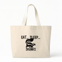 Eat Sleep SKUNKS bags by AnimalShirts Eat Sleep SKUNKS bags