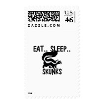 Eat Sleep SKUNKS postage