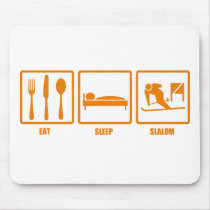Eat Sleep Slalom mousepads by eatsleep Eat Sleep Slalom mousepads