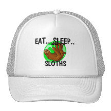 Eat Sleep SLOTHS Trucker Hat