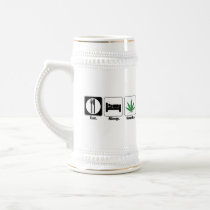 eat sleep smoke pot coffee mugs