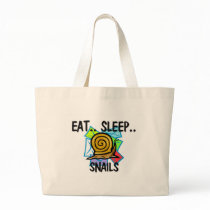 Eat Sleep SNAILS bags