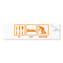 Eat Sleep Snow Board bumper stickers by eatsleep Eat Sleep Snow Board bumper stickers