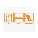 Eat Sleep Snow Board postcards by eatsleep Eat Sleep Snow Board postcards