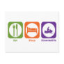 Eat Sleep Snowmobile Postcards