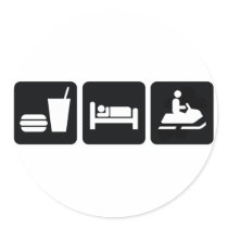 Eat Sleep Snowmobile stickers by boltzdesignz Eat Sleep Snowmobile stickers