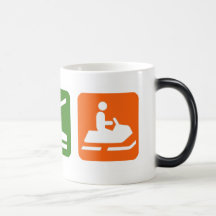 Eat Sleep Snowmobiling Mug