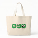 Eat Sleep Soccer Canvas Bag