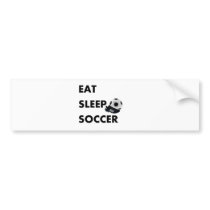 Eat Sleep Soccer Bumper Stickers
