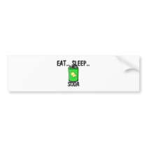 Eat Sleep SODA bumper stickers