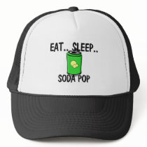 Eat Sleep SODA POP hats