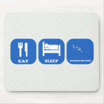 Eat Sleep Solomon Islands Mouse Pads