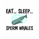 Eat Sleep SPERM WHALES t-shirts by AnimalShirts Eat Sleep SPERM WHALES t-shirts