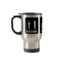 Eat Sleep  Squatch - Funny Coffee Travel Mug
