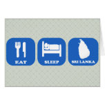 Eat Sleep Sri Lanka cards