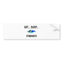 Eat Sleep STINGRAYS bumper stickers